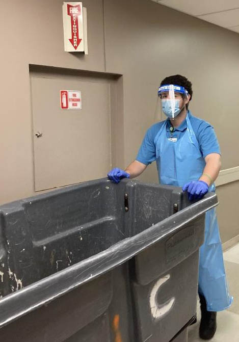 THD – Project Search Lucas walking w trash container