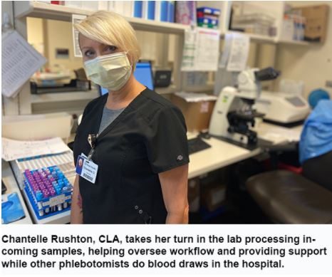 THAL – Phlebotomists 2 with caption