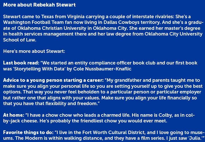Rebekah Stewart blue box 2