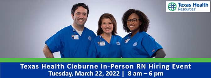 THC RN event image Denton In-Person RN Hiring Event 3.22.22