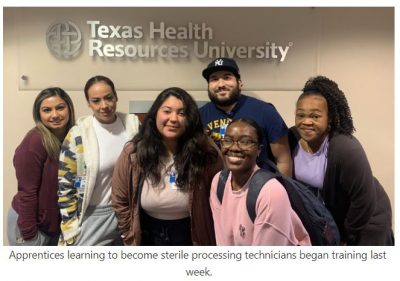 New Pilot Trains OR Techs with caption