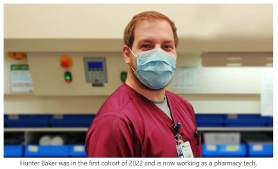 Hunter Pharmacy Tech Apprenticeship with caption