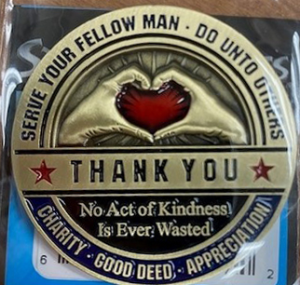 Amanda Kam Thank You Coin