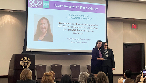 TCU fellowship graduates Rembecki won first place for her poster