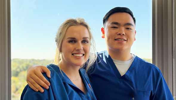 Nurse residents at THP